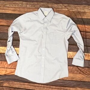Brooks Brothers Regent Blue Long Sleeve Button Down Mens Preppy Shirt